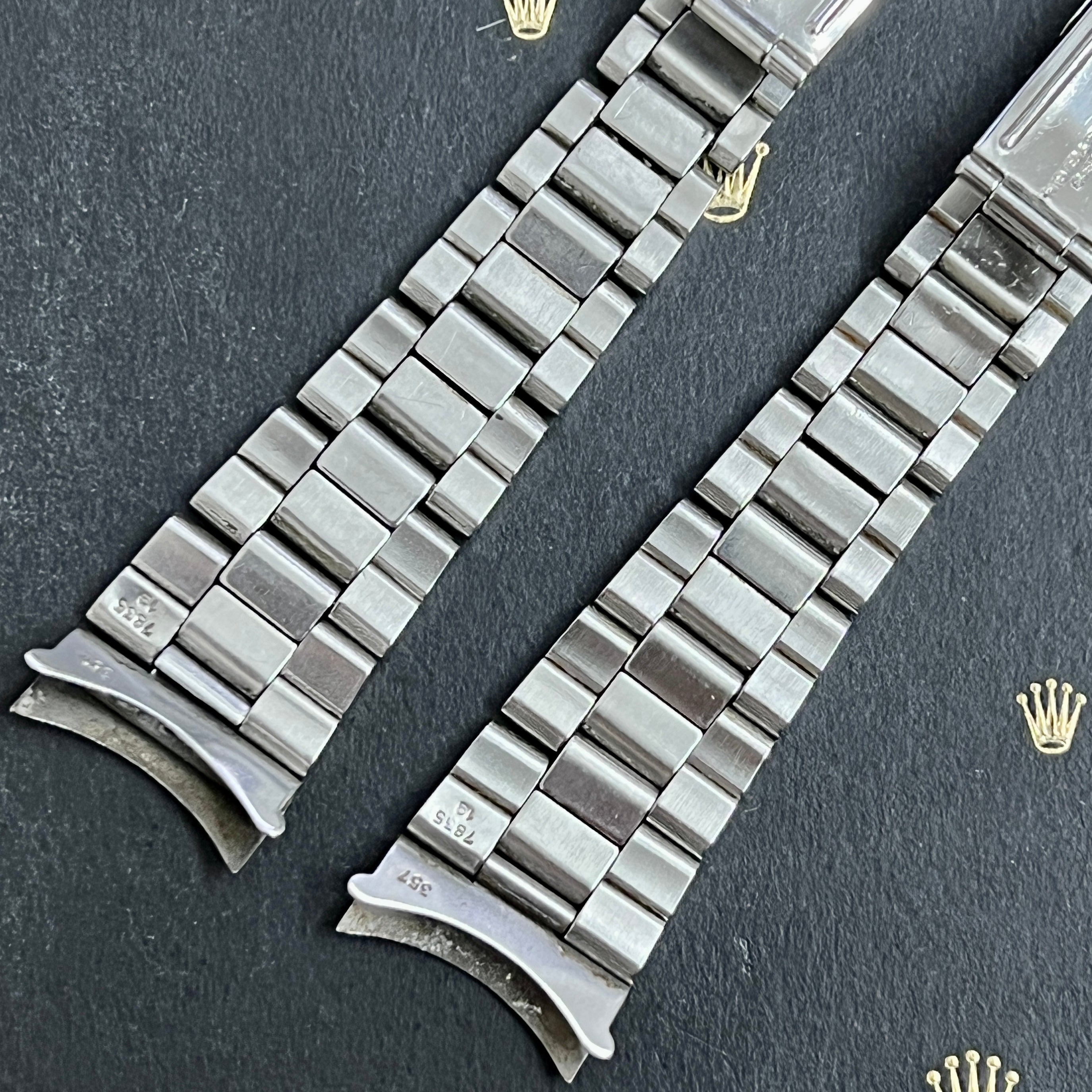 Rolex Date Air King Mens Oyster Bracelet 7835 19mm SS Band 