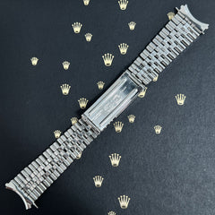 Rolex Datejust 1972 20mm Men's Jubilee Steel Bracelet Band Ref 1601 "55" Ends
