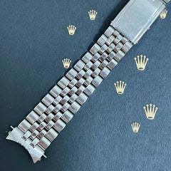 Rolex Datejust 1969 20mm Men's Jubilee Bracelet Steel Crown 6251H Band Ref 1601