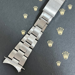 Rolex Date Air King Mens 1985 Oyster 7835 19mm SS Band "257" Ends Ref: 1501