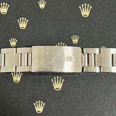 Rolex Date Mens 19mm Oyster Bracelet 78350 Steel Band "557" Ends Ref: 15000