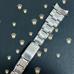 Rolex Vintage 1968 Mens Oyster Rivet 7205 19mm Steel Band 57 Ends Ref:6694
