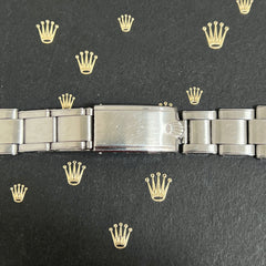 Rolex Vintage 1968 Mens Oyster Rivet 7205 19mm Steel Band 57 Ends Ref:6694
