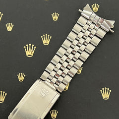 Rolex Datejust 20mm Men's Jubilee Bracelet Steel 1971 Band 6251H End"55"Ref 1601