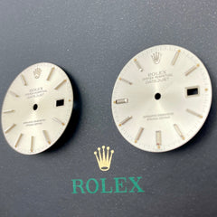 Rolex Datejust 36mm Men's Silver Dial Silver Stick Jubilee Ref: 16014 16220
