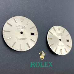Rolex Datejust 36mm Men's Silver Dial Silver Stick Jubilee Ref: 16014 16220
