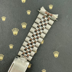 Rolex Datejust 1967 20mm Men's Jubilee Bracelet Steel Crown Band Ref 1601