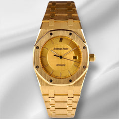 Audemars Piguet Royal Oak 33mm 18k Yellow Gold 50th Anniversary Watch 15050BA