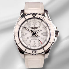 Breitling 42mm Superocean II 42 White Dial Automatic Men's Watch A17365D2