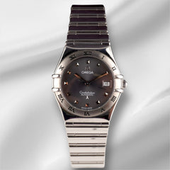 Omega 27.5mm Constellation Grey Dial Stainless Steel Automatic Watch Ref 1591.51