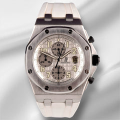 AUDEMARS PIGUET RoyalOak Offshore 42mm Silver Dial Stainless Steel Watch 26020ST