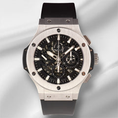 Hublot 44mm Big Bang 'Aero Bang' Chronograph Rubber Strap Watch 311.SX.1170.RX