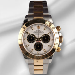 Rolex Daytona Cosmograph 40mm 18k/Steel Men's Oyster METEORITE Dial Watch 116523