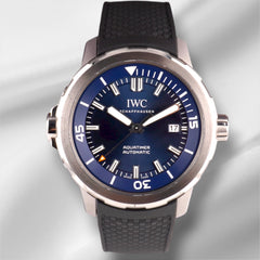 IWC 42mm Aquatimer Expedition Automatic Steel Blue Dial Men's Watch IW329005