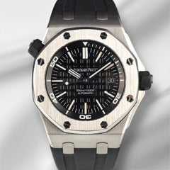 Audemars Piguet 42mm Royal Oak Offshore Diver Steel Men's Watch 15703ST