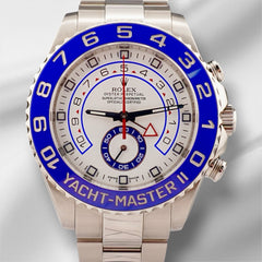Rolex Yacht-Master II 44mm Blue Cerachrom Bezel Stainless Steel 116680