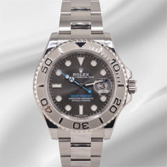 Rolex Yacht-Master 40mm Stainless Steel & Platinum Oyster Rotating Watch 116622