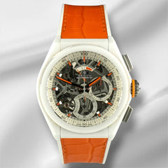 Zenith Defy El Premiro 21 44mm White Ceramic Skeleton Men's Watch 49.9003.9004