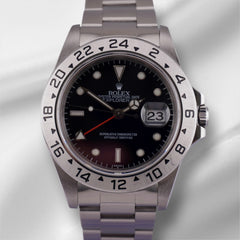 Rolex 40mm Explorer II Black Dial Automatic Stainless Steel Men's Watch 16570