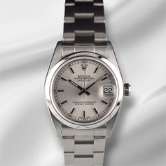 Rolex Oyster Perpetual Datejust 31mm Silver Dial Steel Ladies Watch 78240 Papers